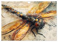 Die fantastische Welt der Steampunk-Insekten (Wandkalender 2025 DIN A4 quer), CALVENDO Monatskalender