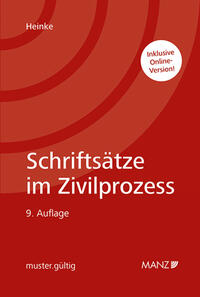 Schriftsätze im Zivilprozess