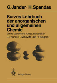 Kurzes Lehrbuch der anorganischen und allgemeinen Chemie