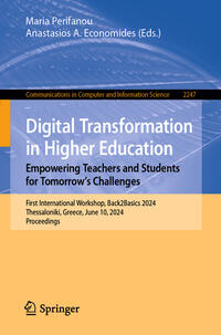 Digital Transformation in Higher Education. Empowering Teachers and Students for Tomorrow’s Challenges