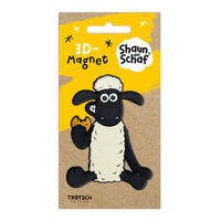 Trötsch Shaun das Schaf 3D-Magnet sitzend