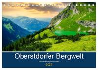 Oberstdorfer Bergwelt (Tischkalender 2025 DIN A5 quer), CALVENDO Monatskalender