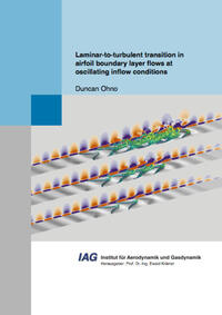 Laminar-to-turbulent transition in airfoil boundary layer flows at oscillating inflow conditions