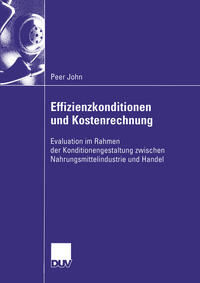 Effizienzkonditionen und Kostenrechnung