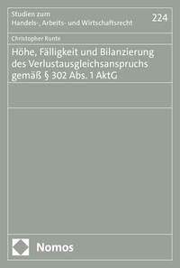 Höhe, Fälligkeit und Bilanzierung des Verlustausgleichsanspruchs gemäß § 302 Abs. 1 AktG