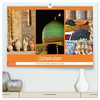 Uzbekistan - märchenhafte Seidenstraße (hochwertiger Premium Wandkalender 2025 DIN A2 quer), Kunstdruck in Hochglanz