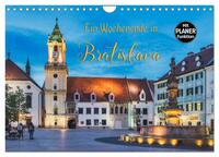 Ein Wochenende in Bratislava (Wandkalender 2025 DIN A4 quer), CALVENDO Monatskalender