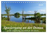 Spaziergang an der Donau (Tischkalender 2025 DIN A5 quer), CALVENDO Monatskalender