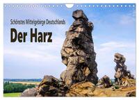 Der Harz - Schönstes Mittelgebirge Deutschlands (Wandkalender 2025 DIN A4 quer), CALVENDO Monatskalender