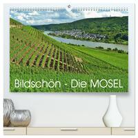 Bildschön - Die Mosel (hochwertiger Premium Wandkalender 2025 DIN A2 quer), Kunstdruck in Hochglanz