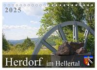 Herdorf im Hellertal (Tischkalender 2025 DIN A5 quer), CALVENDO Monatskalender