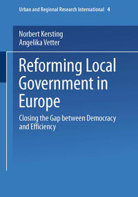 Reforming Local Government in Europe