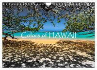 Colors of HAWAII (Wandkalender 2025 DIN A4 quer), CALVENDO Monatskalender