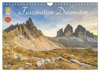 Faszination Dolomiten (Wandkalender 2025 DIN A4 quer), CALVENDO Monatskalender