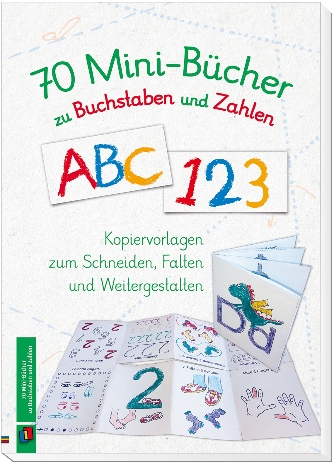 70 Mini-Bücher zu Buchstaben und Zahlen