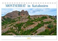 MONTSERRAT in Katalonien (Tischkalender 2025 DIN A5 quer), CALVENDO Monatskalender