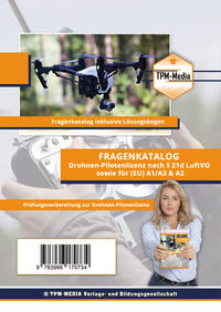 Fragenkatalog für die Drohnenlizenz auch für A1/A2/A3 (Printversion/Buch)