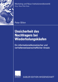 Unsicherheit des Nachfragers bei Wiederholungskäufen