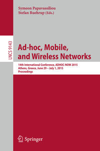 Ad-hoc, Mobile, and Wireless Networks