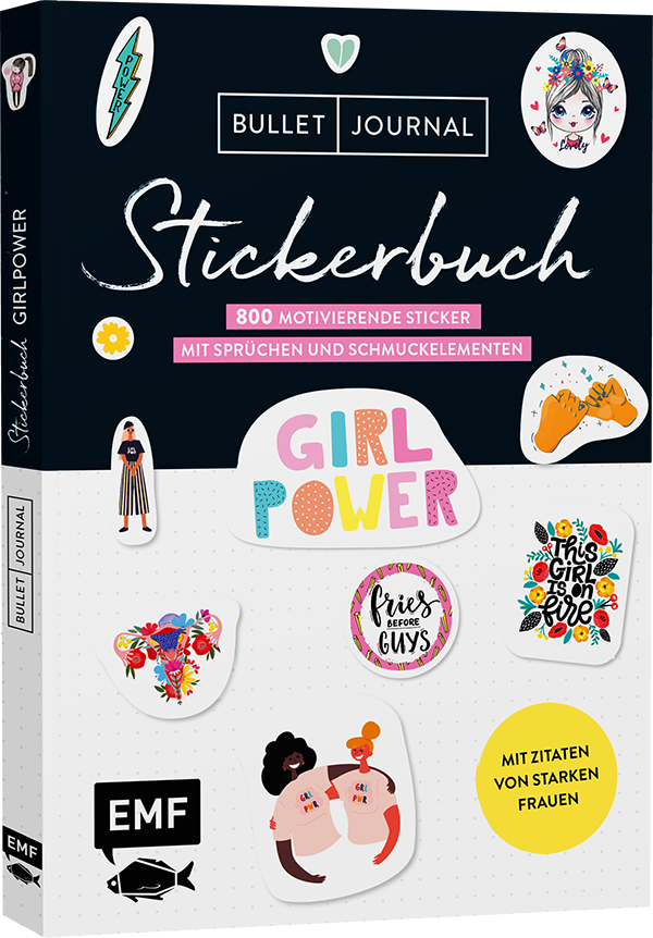 Bullet Journal – Stickerbuch: Girlpower