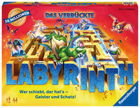 Ravensburger Familienspiel 26955 - Das verrückte Labyrinth - Gesellschaftsspiel - Spieleklassiker für 2 - 4 Personen, Brettspiel ab 7 Jahren