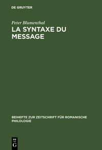 La syntaxe du message