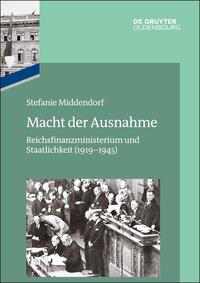 Das Reichsfinanzministerium im Nationalsozialismus / Macht der Ausnahme