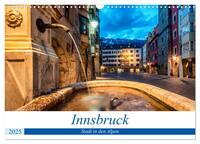 Innsbruck - Stadt in den Alpen (Wandkalender 2025 DIN A3 quer), CALVENDO Monatskalender