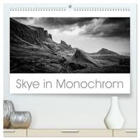 Skye in Monochrom (hochwertiger Premium Wandkalender 2025 DIN A2 quer), Kunstdruck in Hochglanz