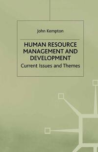 Human Resource Management and Development