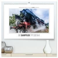 Emotionale Momente: Die Dampflok Typ 528134-0. (hochwertiger Premium Wandkalender 2025 DIN A2 quer), Kunstdruck in Hochglanz