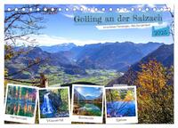 Golling an der Salzach (Tischkalender 2025 DIN A5 quer), CALVENDO Monatskalender