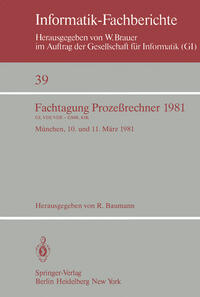 Fachtagung Prozeßrechner 1981