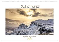 Schottland - Mythos Highlands (Wandkalender 2025 DIN A2 quer), CALVENDO Monatskalender