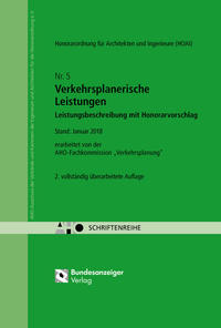 Verkehrsplanerische Leistungen - Leistungsbeschreibung mit Honorarvorschlag