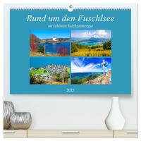 Rund um den Fuschlsee (hochwertiger Premium Wandkalender 2025 DIN A2 quer), Kunstdruck in Hochglanz