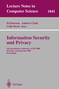 Information Security and Privacy