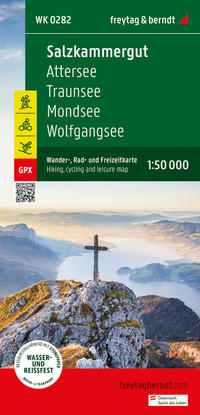 Salzkammergut, Wander-, Rad- und Freizeitkarte 1:50.000, freytag & berndt, WK 0282