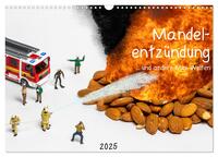 Mandelentzündung ... und andere Mini-Welten (Wandkalender 2025 DIN A3 quer), CALVENDO Monatskalender