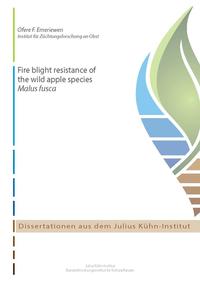 Fire blight resistance of the wild apple species Malus fusca