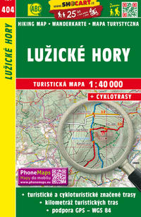 Lužické hory / Lausitzer Gebirge (Wander - Radkarte 1:40.000)