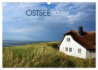 Ostseehäuser (Wandkalender 2025 DIN A3 quer), CALVENDO Monatskalender