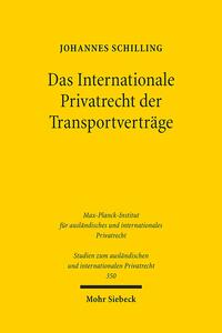 Das Internationale Privatrecht der Transportverträge