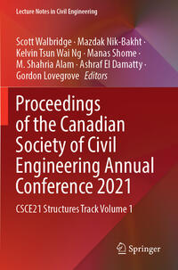 Proceedings of the Canadian Society of Civil Engineering Annual Conference 2021