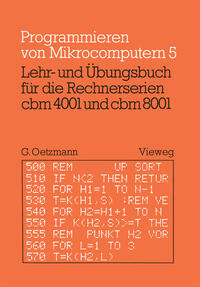 Lehr- und Übungsbuch für die Rechnerserien cbm 4001 und cbm 8001