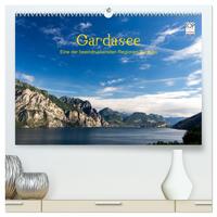 Gardasee (hochwertiger Premium Wandkalender 2025 DIN A2 quer), Kunstdruck in Hochglanz