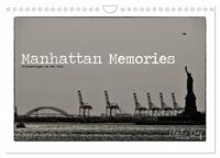 Manhattan Memories - Erinnerungen an New York (Wandkalender 2025 DIN A4 quer), CALVENDO Monatskalender