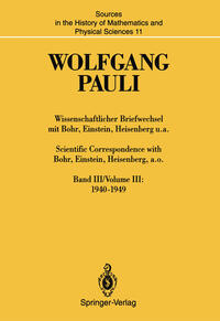 Wissenschaftlicher Briefwechsel mit Bohr, Einstein, Heisenberg u.a. / Scientific Correspondence with Bohr, Einstein, Heisenberg, a.o.