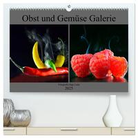 Obst und Gemüse Galerie (hochwertiger Premium Wandkalender 2025 DIN A2 quer), Kunstdruck in Hochglanz