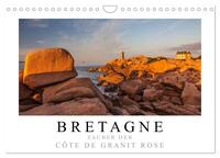 Bretagne - Zauber der Côte de Granit Rose (Wandkalender 2025 DIN A4 quer), CALVENDO Monatskalender